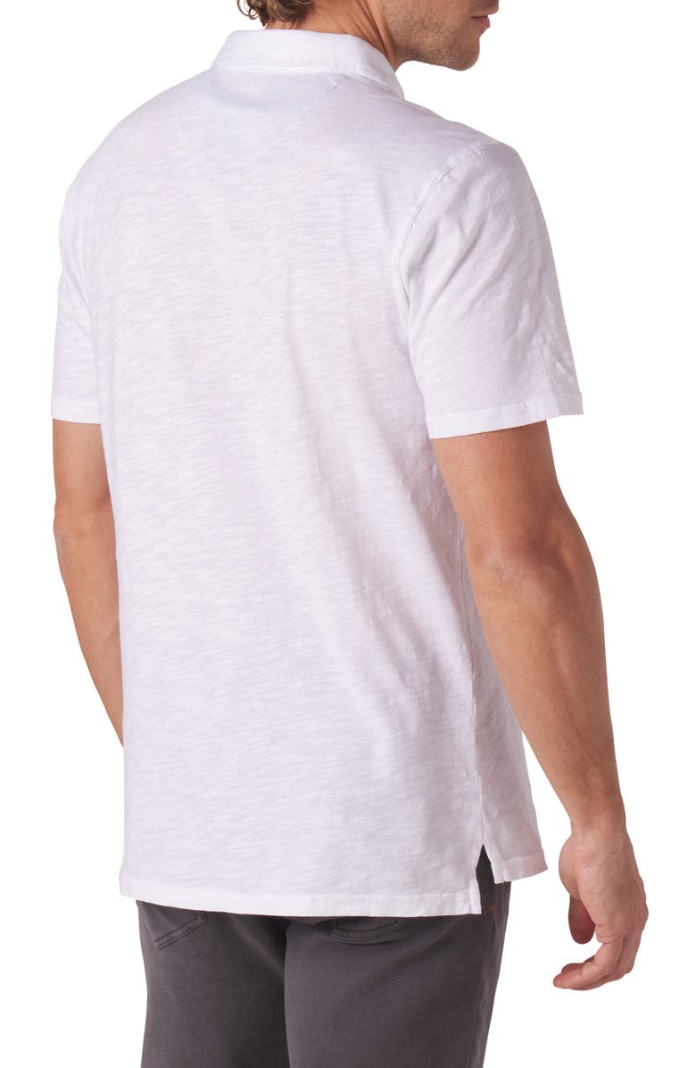 The Normal Brand Slub Pocket Polo, Alternate, color, White