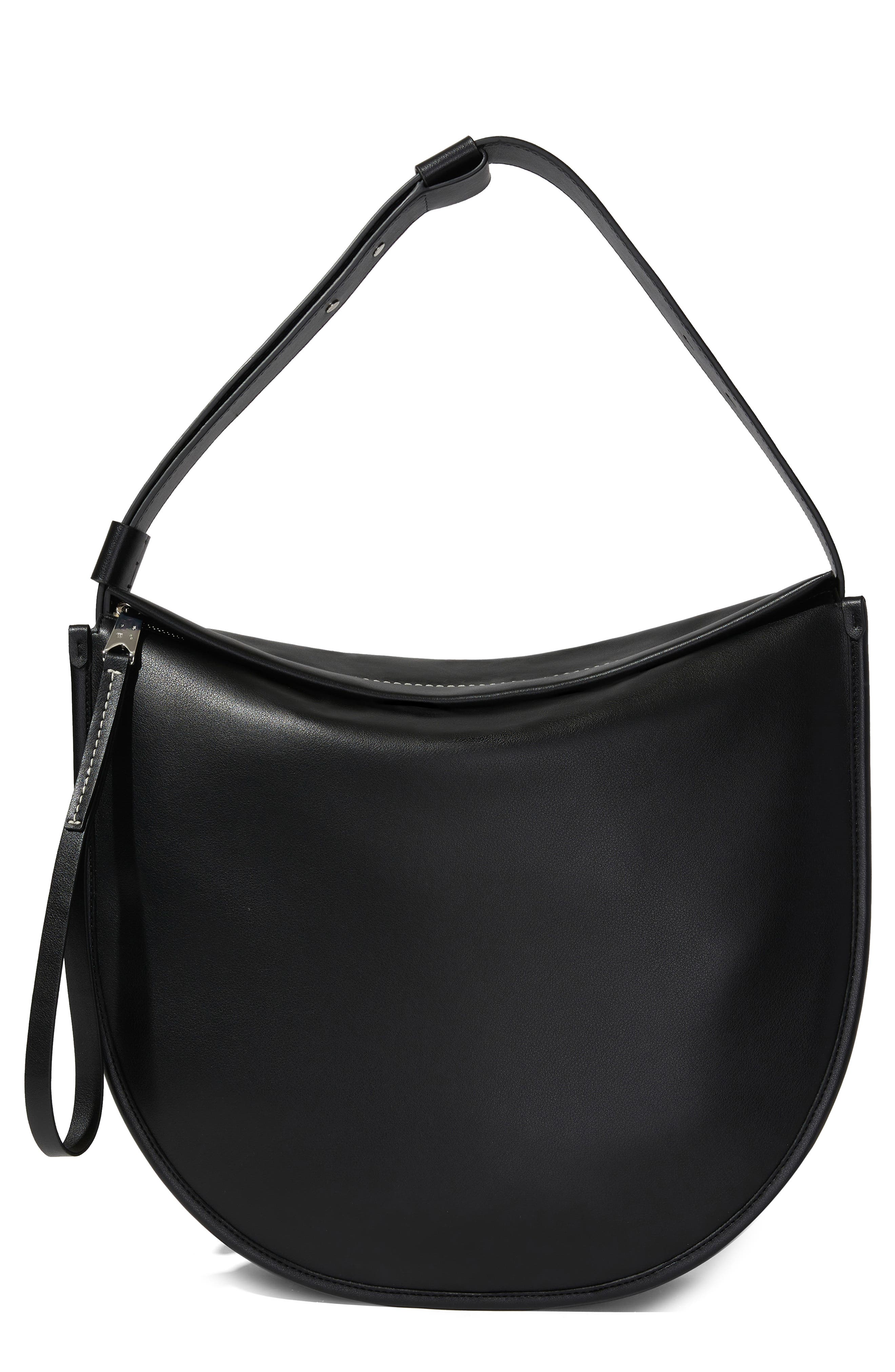 Proenza Schouler White Label Baxter Leather Hobo Bag, Main, color, 