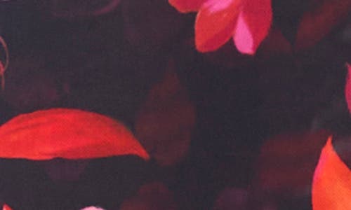 Parker Floral Mesh Maxi Skirt In Black