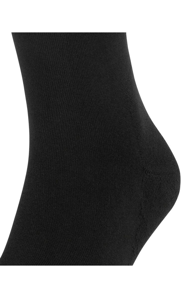 Falke Gender Inclusive Run Crew Socks, Alternate, color, Black