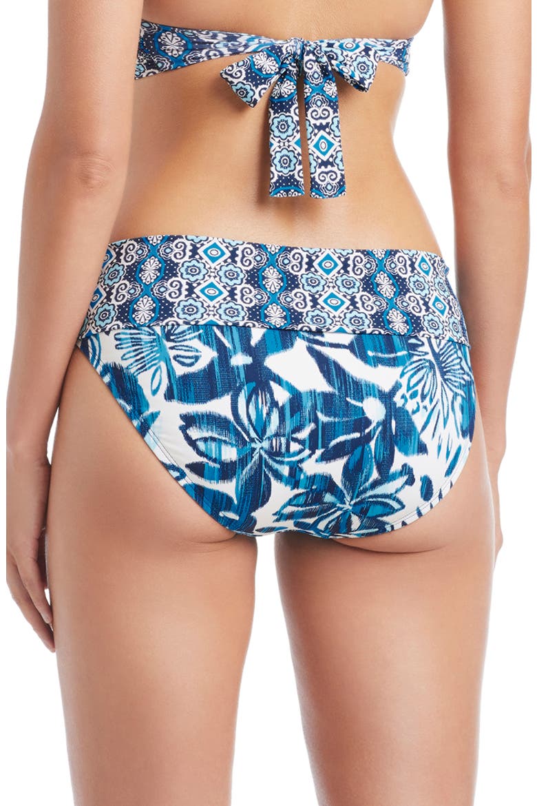 Foldover Hipster Bikini Bottoms, Alternate, color, MULTI