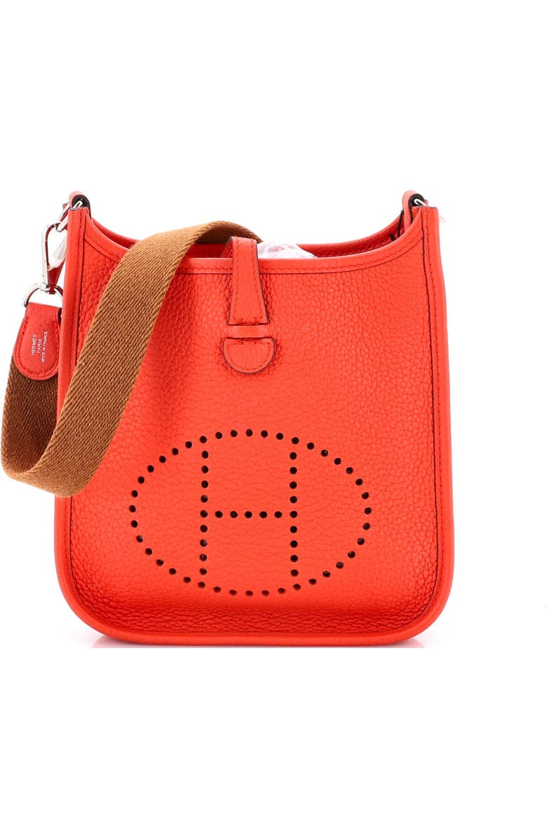 Pre-Owned Hermes Evelyne Bag Gen III Clemence TPM, Main, color, Capucine