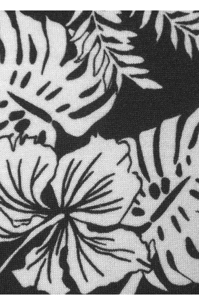 LASCANA Women's Bandeau Maxi Dress, Alternate, color, Black & White