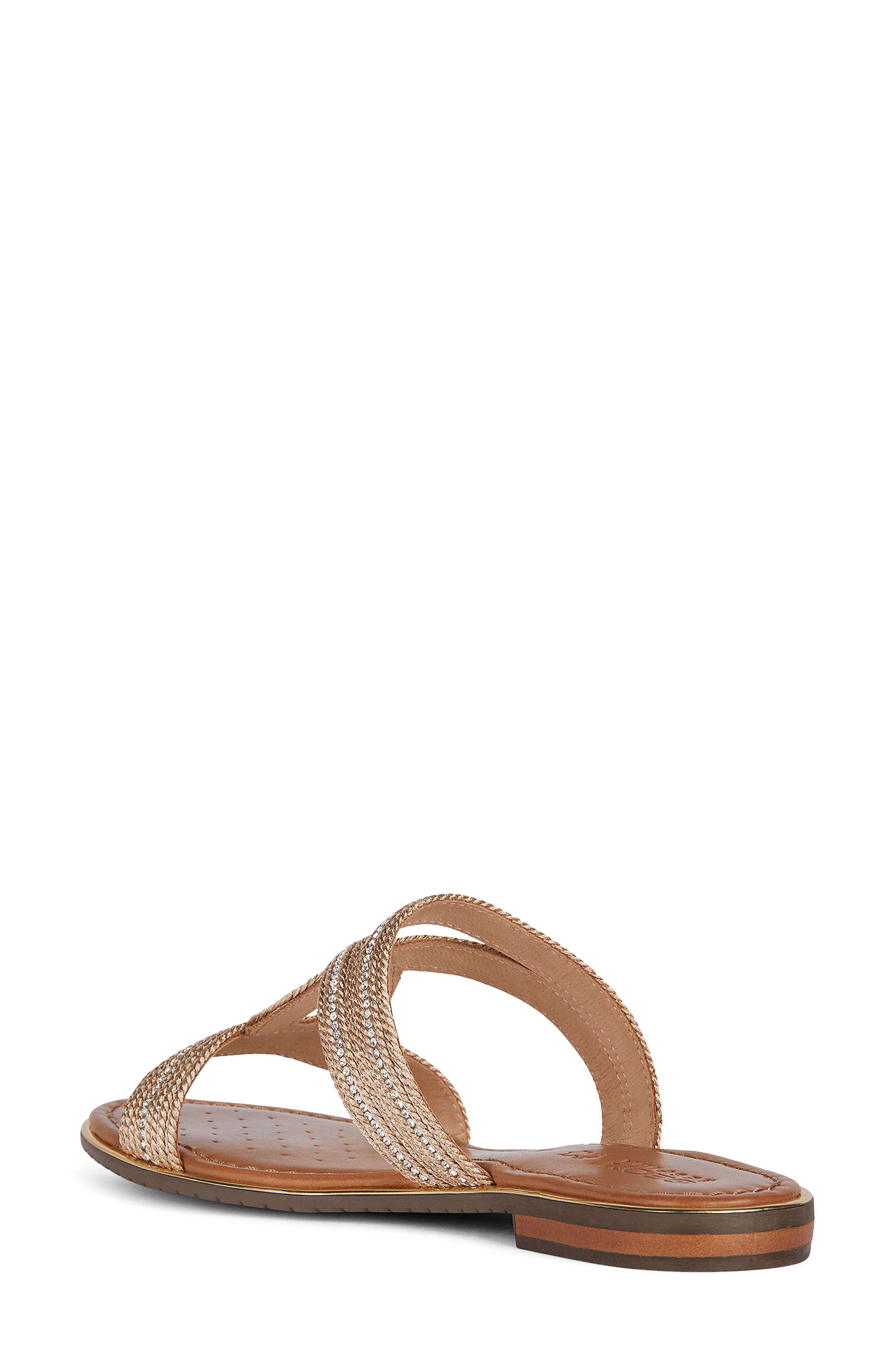 Geox Sozy Plus Embellished Slide Sandal, Alternate, color, 