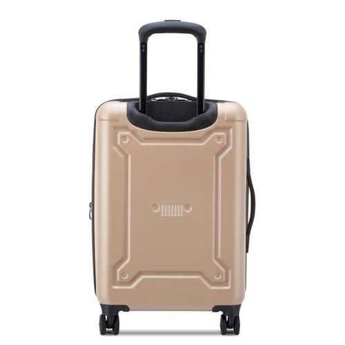 Jeep Jh004c Carry-on 20 Inch Hardside Expandable Luggage With Spinner Wheels In Sand