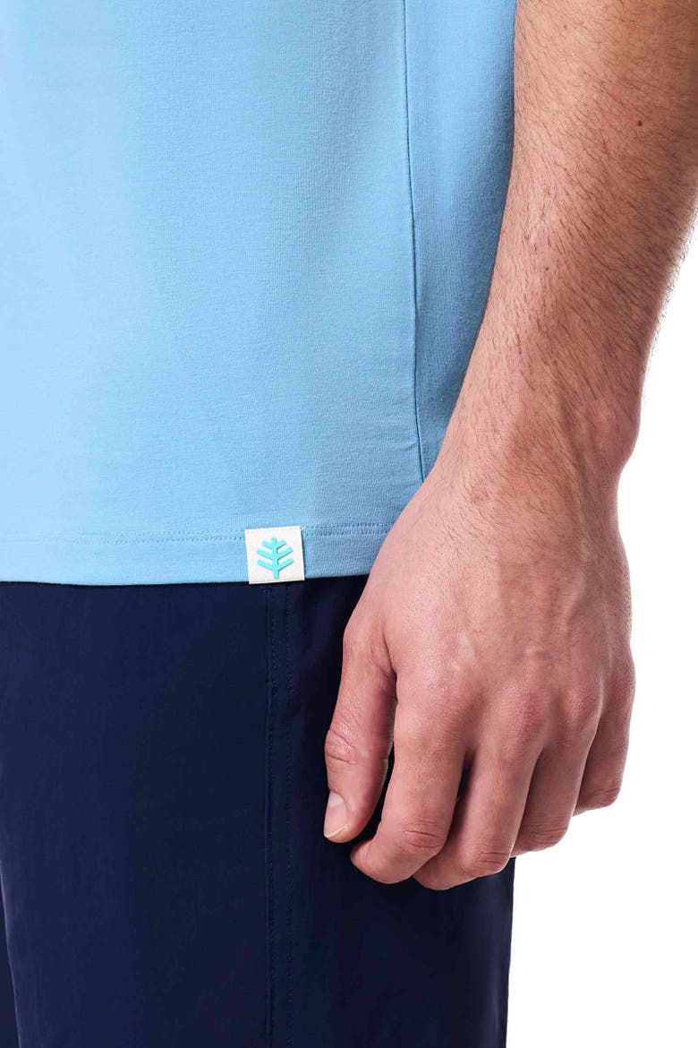 Men's Morada Short Sleeve T-Shirt, UPF 50+ Sun Protection, Alternate, color, Arctic Blue