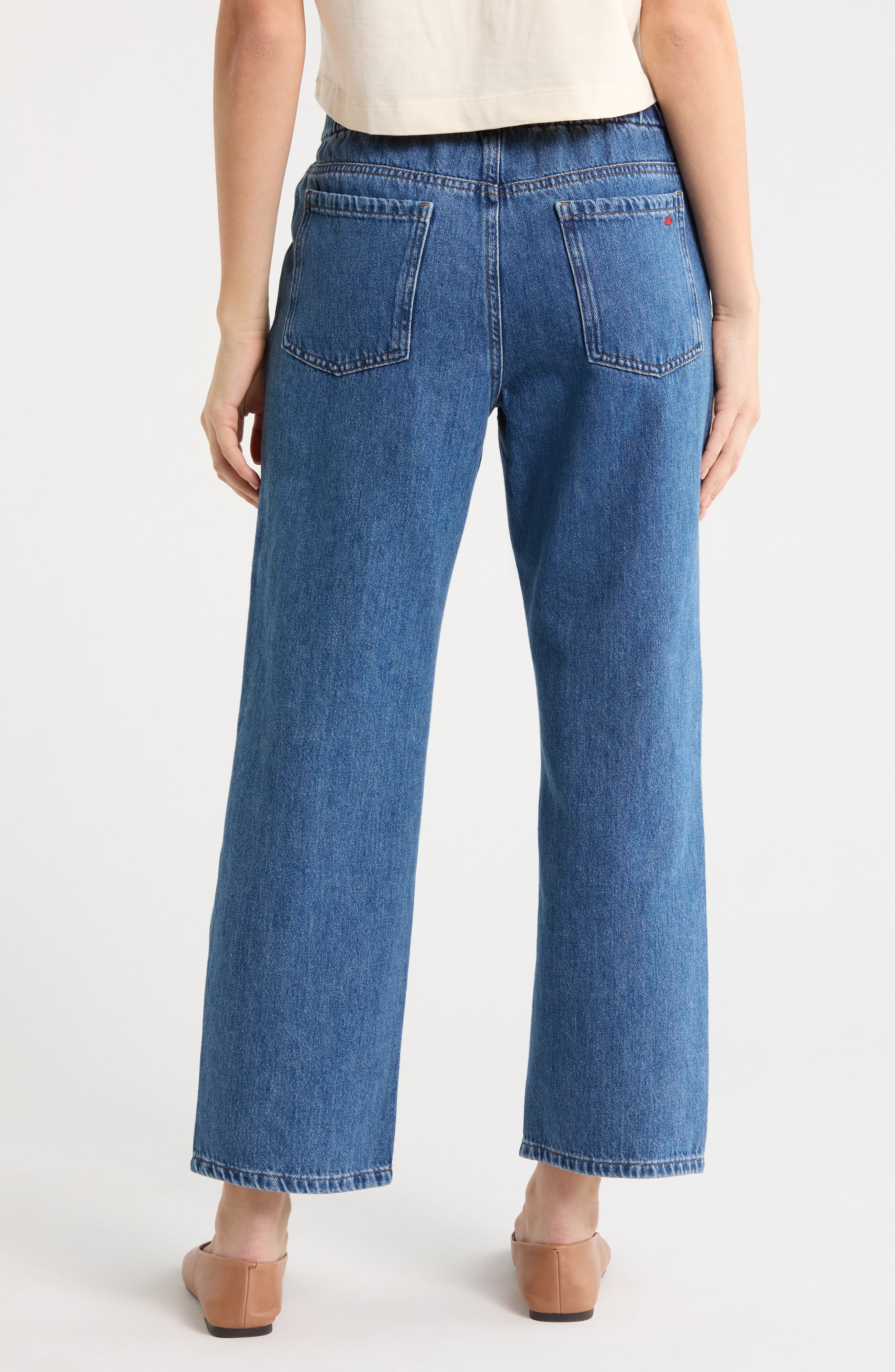 Ella Wide Leg Denim Pants - image 2