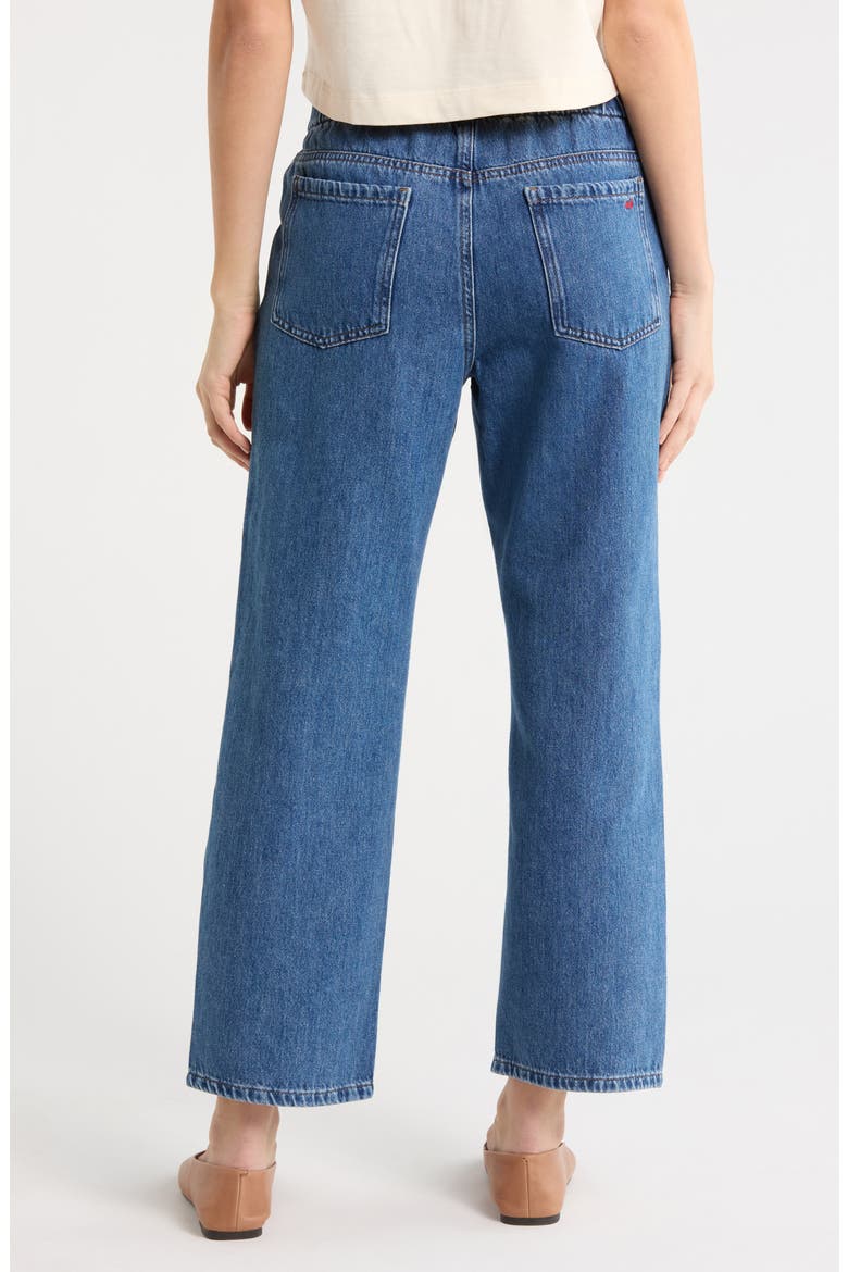 Ella Wide Leg Denim Pants, Alternate, color, MEDIUM WASH