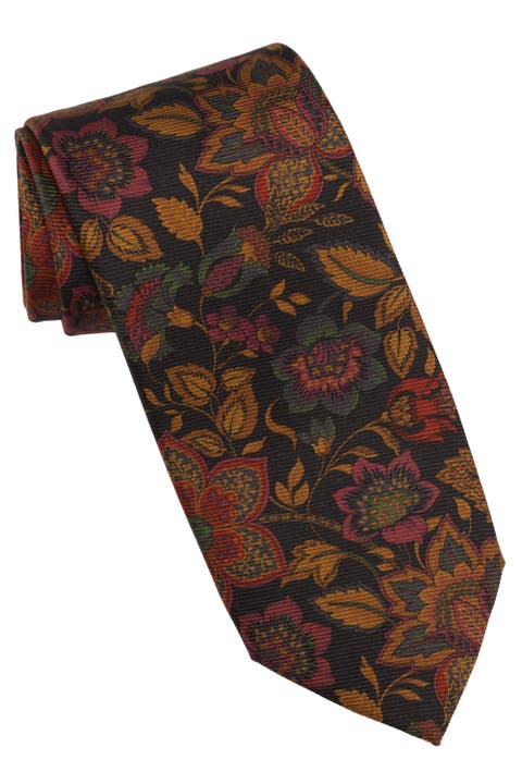 Calvino - Printed Silk Tie for Men