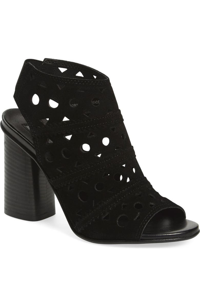 Topshop 'Nuvo' Laser Cut Sandal, Main, color,