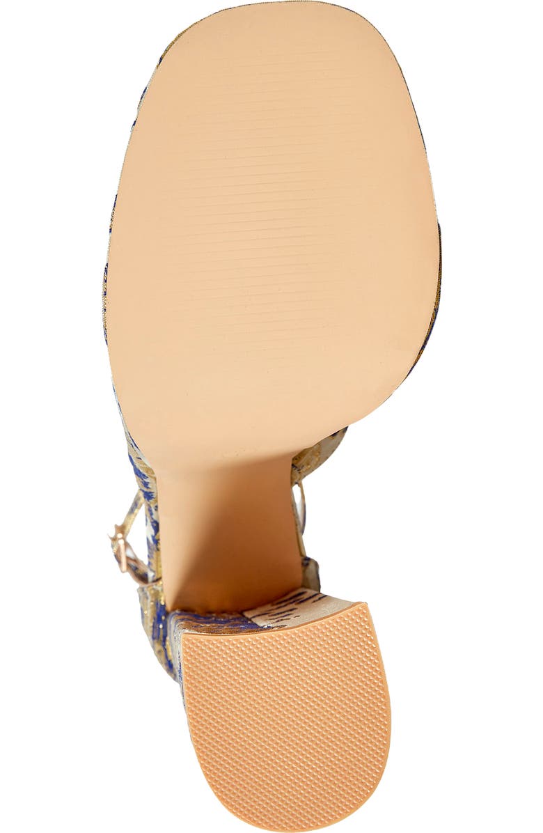 AZALEA WANG Zipphora Sandal, Alternate, color, Gold