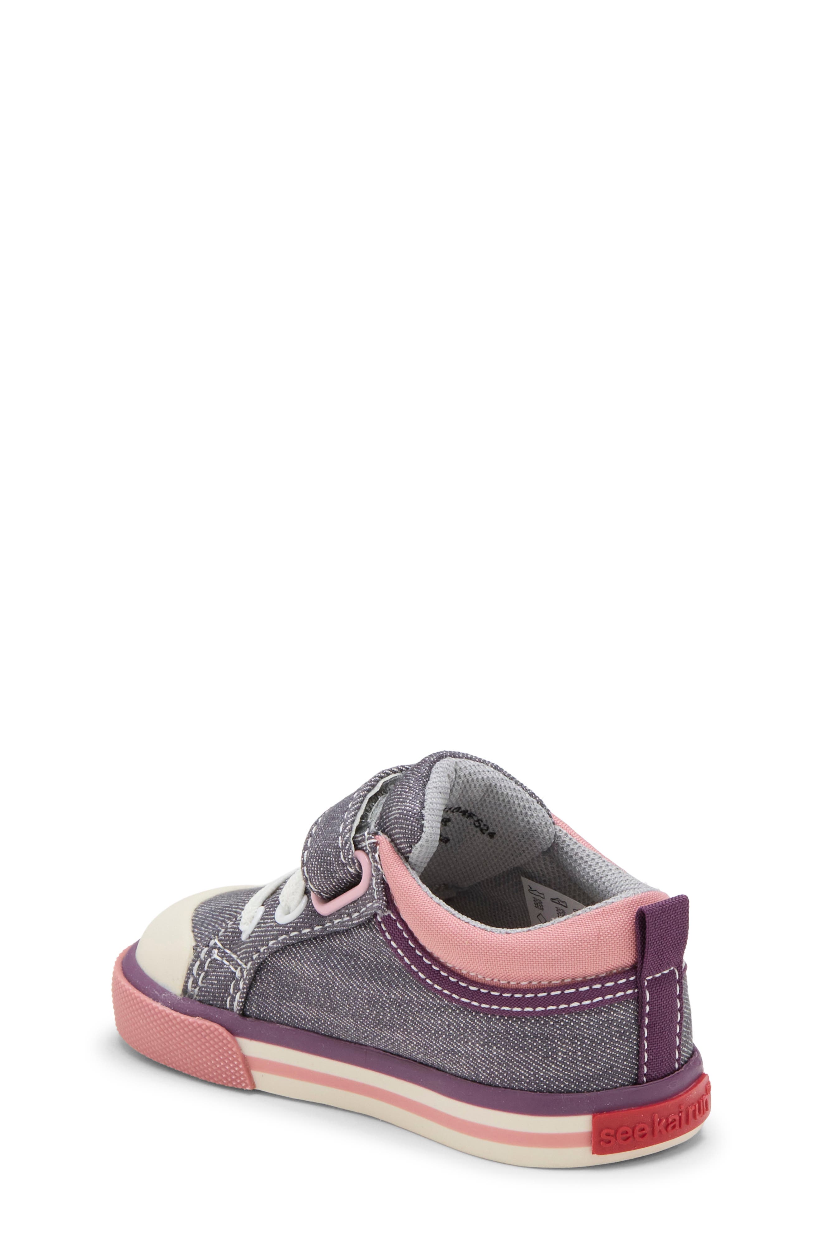 Kids' Kristin Sneaker, Alternate, color, GRAY DENIM/ STARS