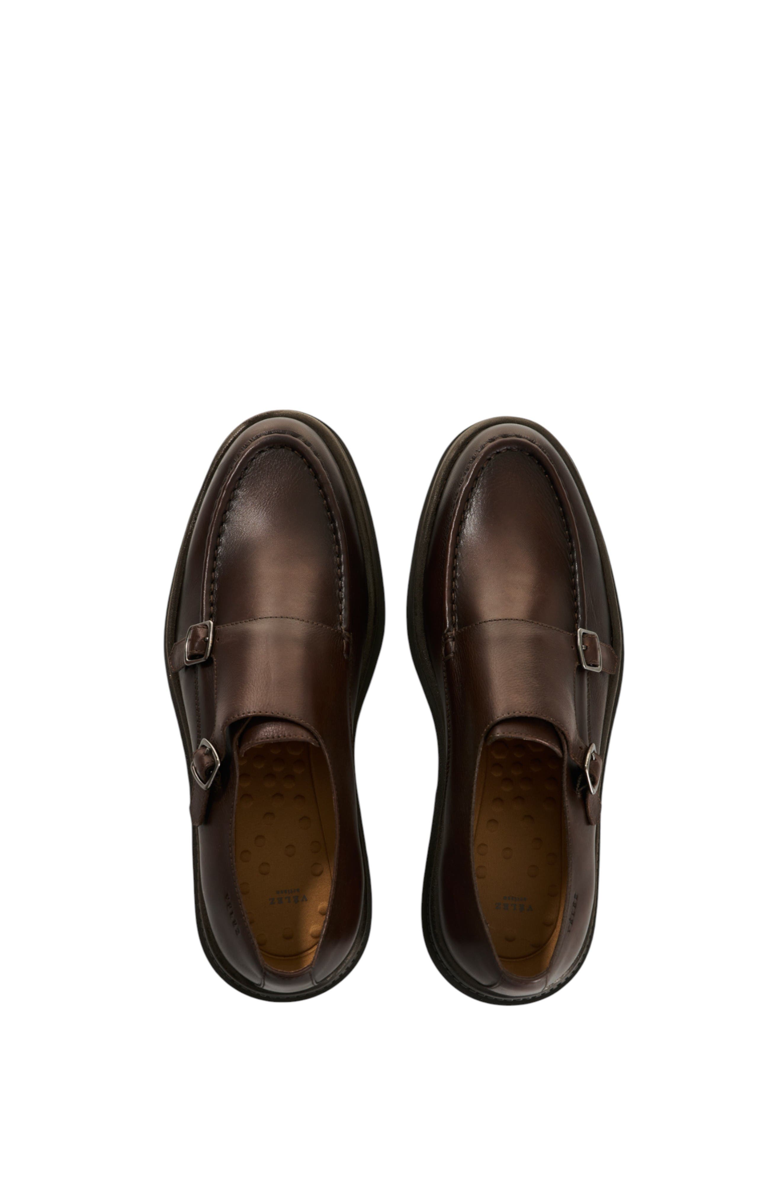 Velez Genuine Leather Loafers, Alternate, color, Dark Brown