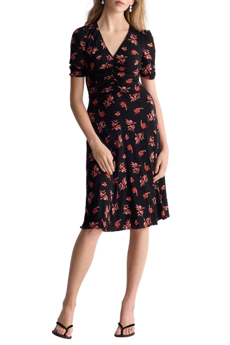 Koren Reversible Dress, Alternate, color, IRIS FALLS MINI/ MID BLACK