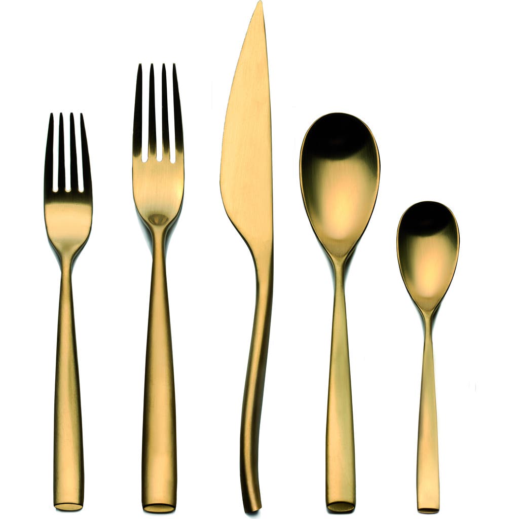 Mepra Arte Flatware Set In Gold