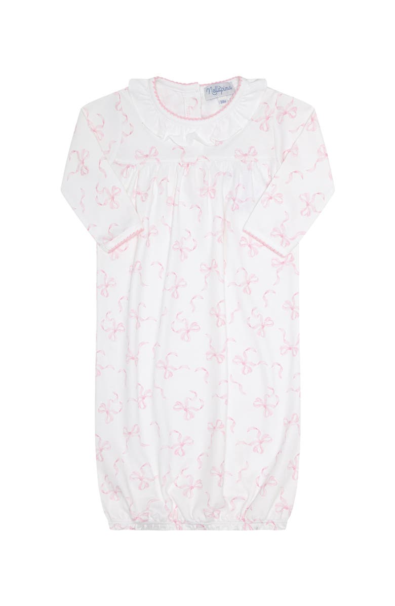 Nellapima Charming Bows Print Gown - Baby, Main, color, Pink