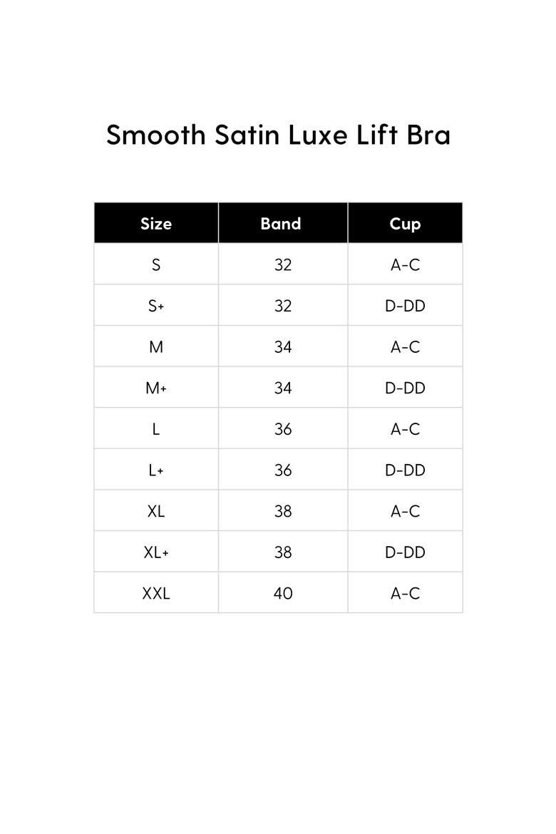 Smooth Satin Luxe Lift Bra, Alternate, color, Champagne