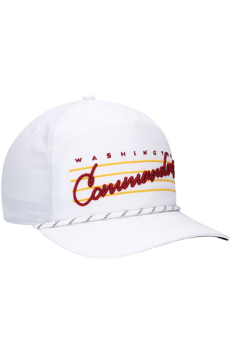 '47 Men's '47  White Washington Commanders Downburst Hitch Adjustable Hat, Alternate, color, 