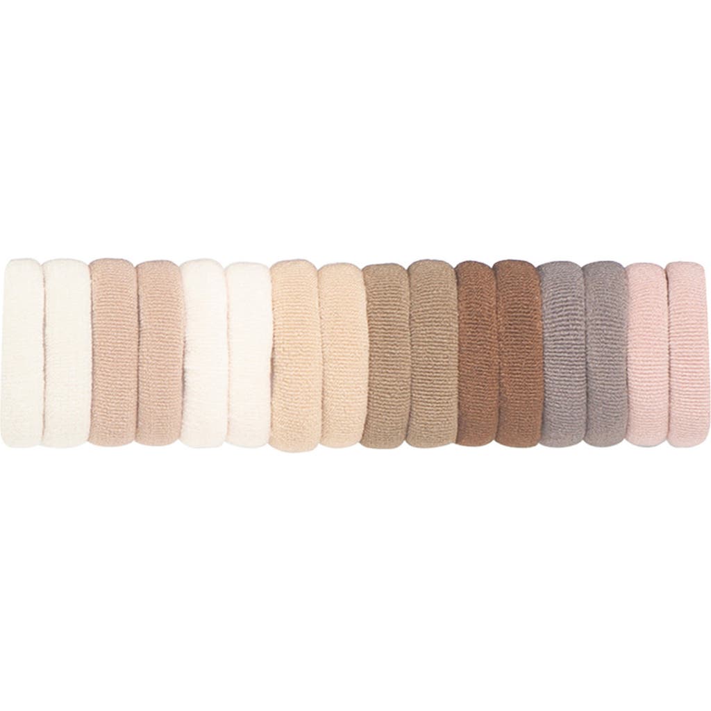 Mimi & Lula Kids' 16-pack Toweling Ponytail Holders In Multi