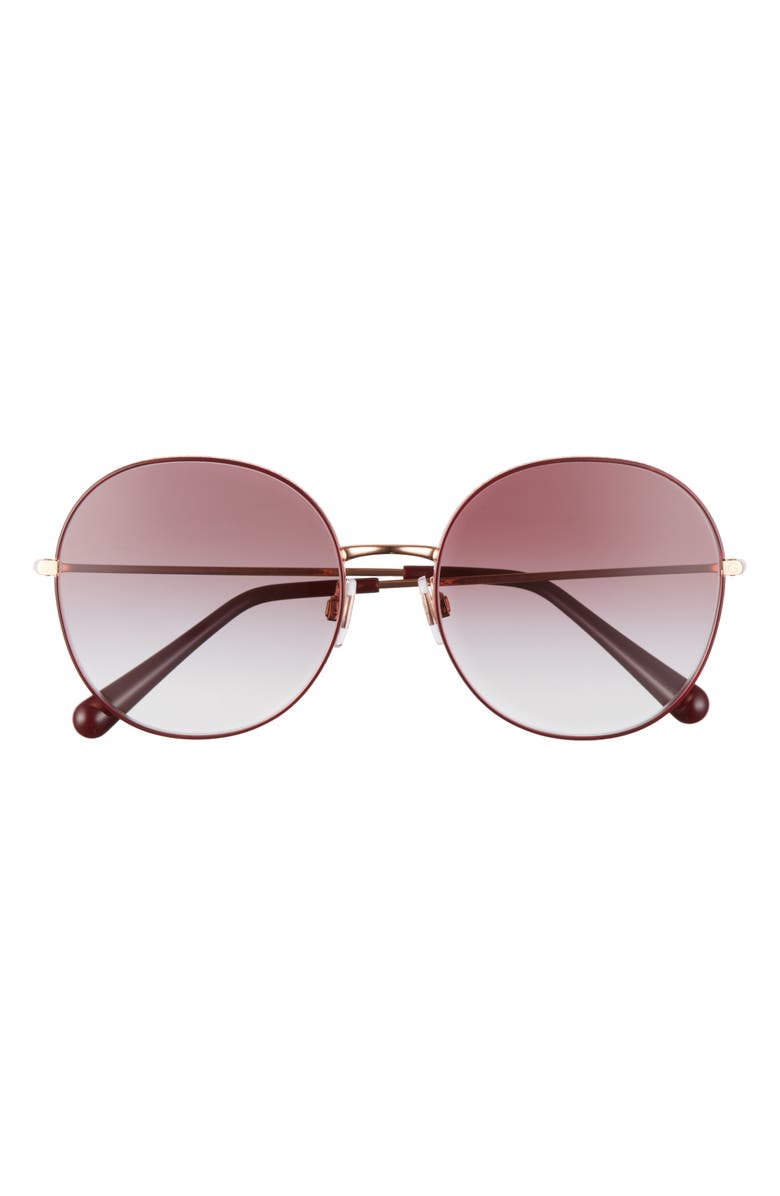 Dolce&Gabbana 56mm Round Sunglasses, Main, color, 