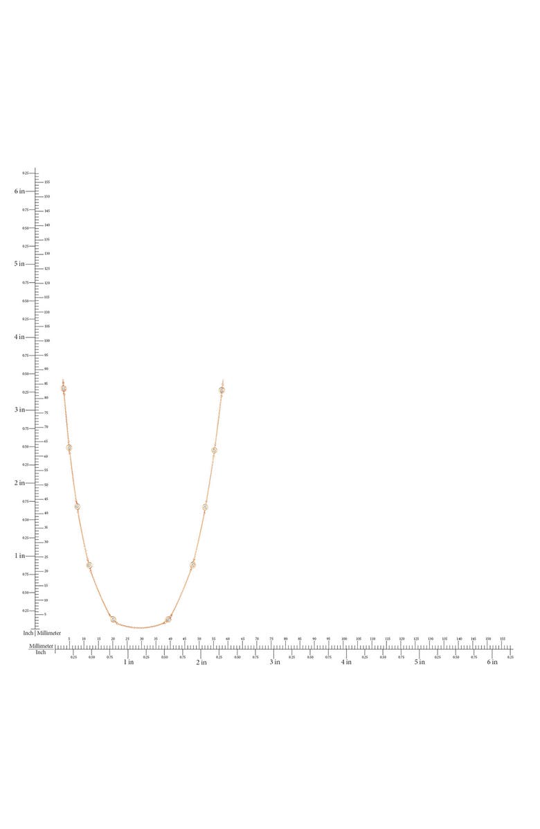 Crislu Cubic Zirconia Bezel Station Necklace, Alternate, color, 