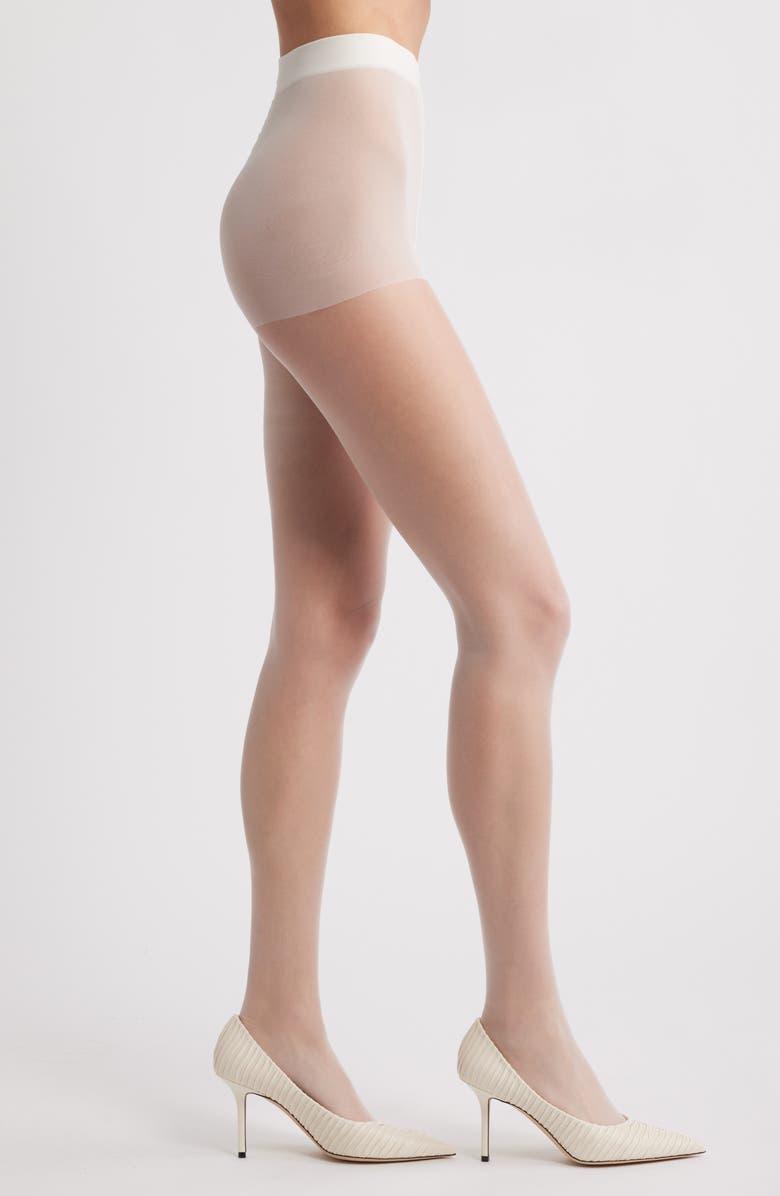 Nordstrom Sheer Back Seam Tights, Main, color, Ivory Honey