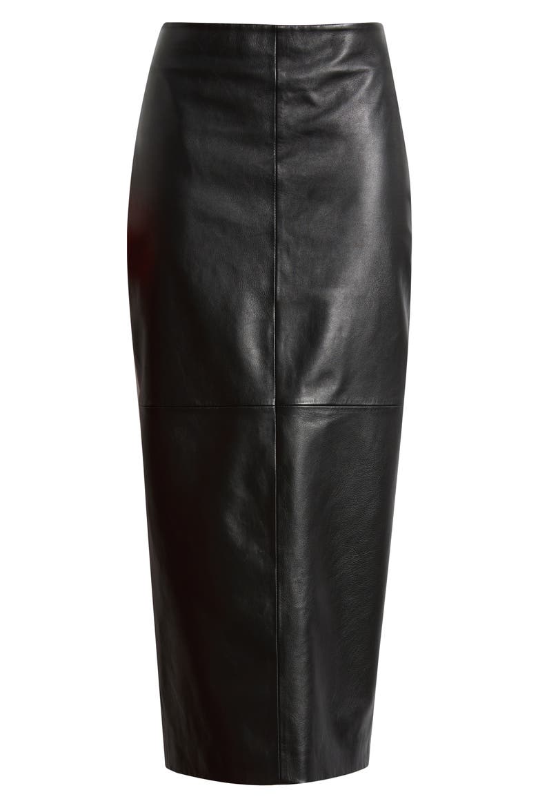 Renai Pencil Skirt, Alternate, color, BLACK