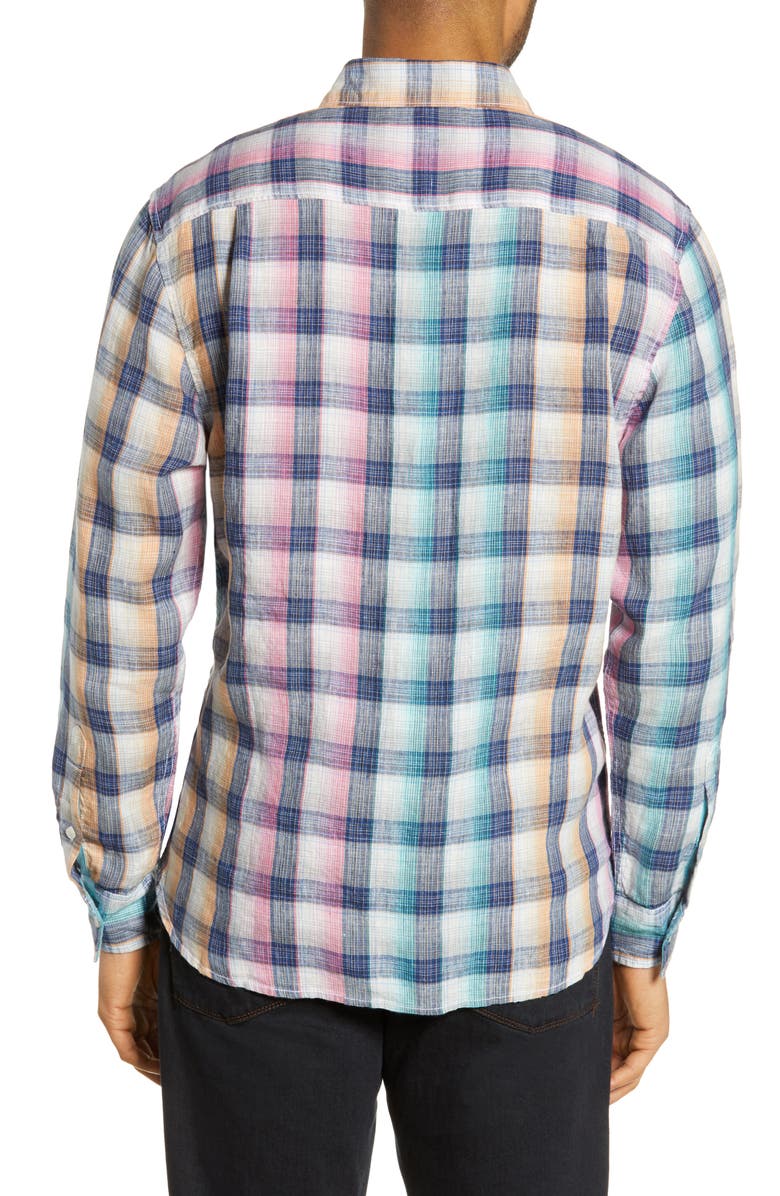 Tommy Bahama Polynesian Plaid Classic Fit Shirt, Alternate, color,