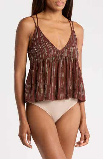 Ariel Beaded Sheer Camisole