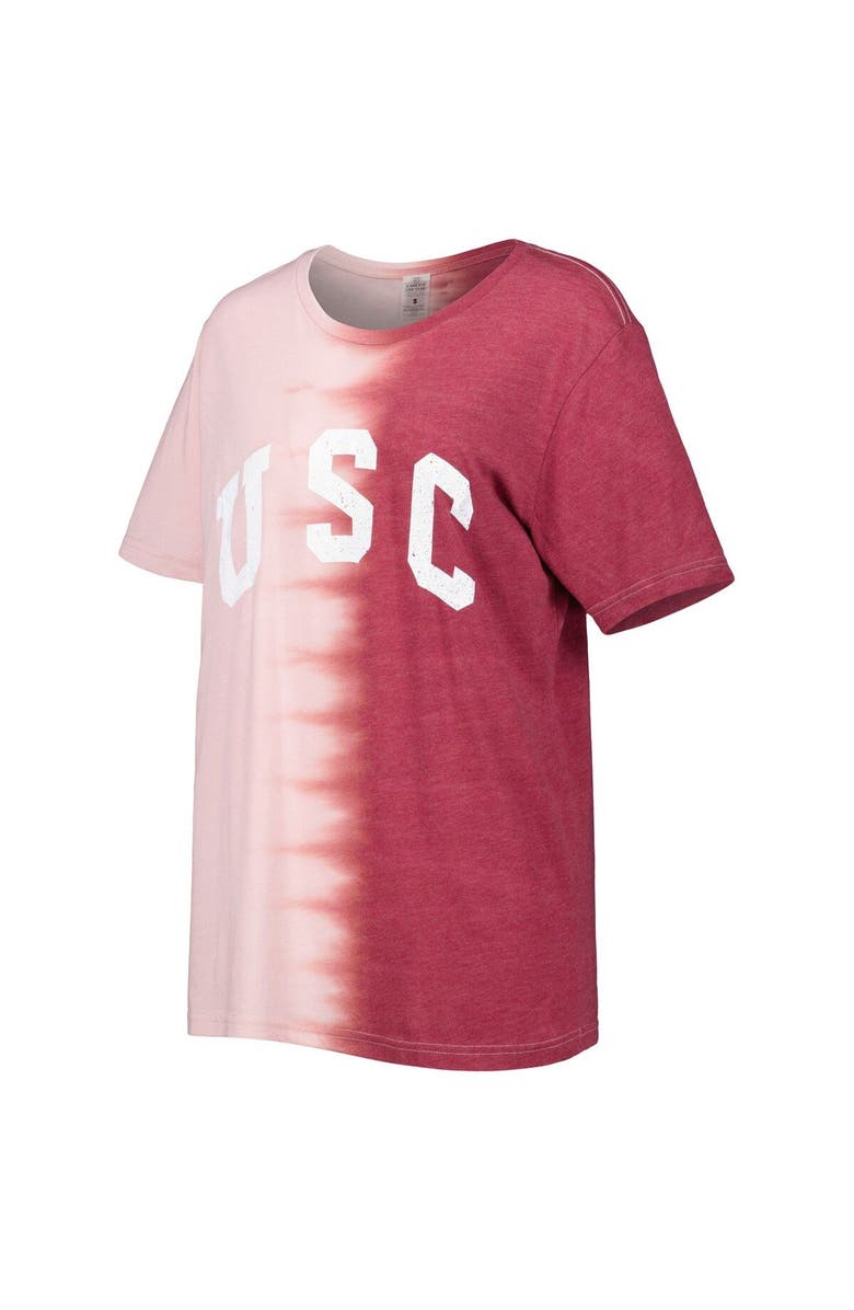 GAMEDAY COUTURE Women's Gameday Couture Cardinal USC Trojans Find Your Groove Split-Dye T-Shirt, Alternate, color, Cardinal