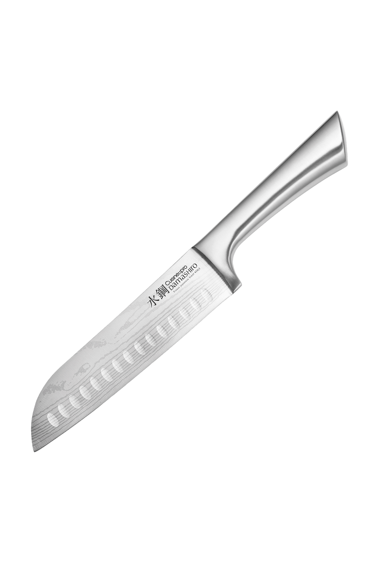 Damashiro® 6.5" Santoku & Board Set, Alternate, color, Silver