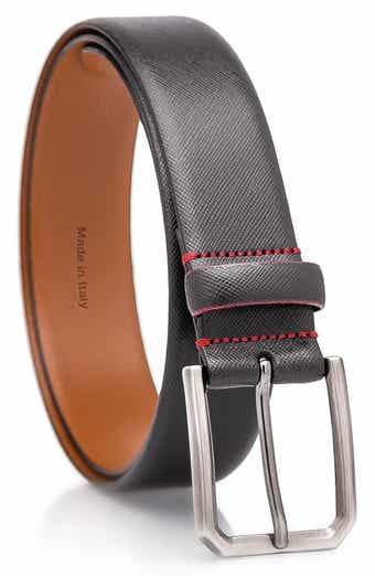 Saffiano Leather Belt