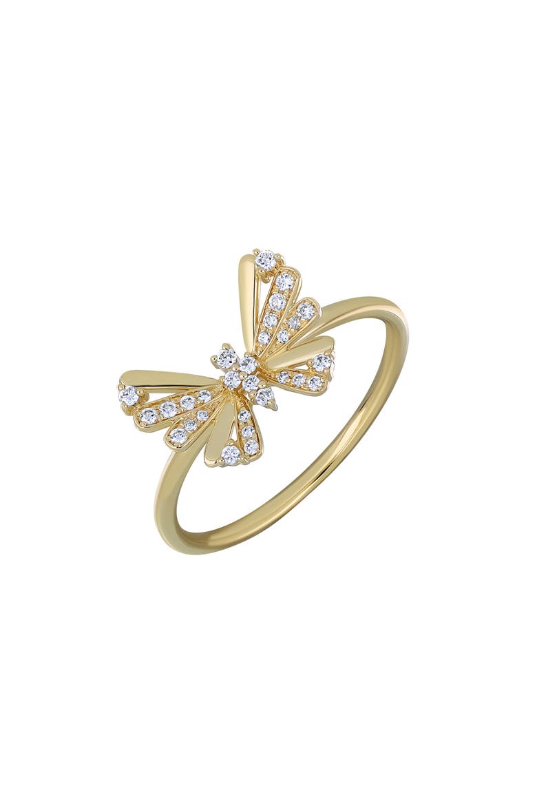 Icon Butterfly Diamond Ring, Main, color, 18K YELLOW GOLD/ DIAMOND