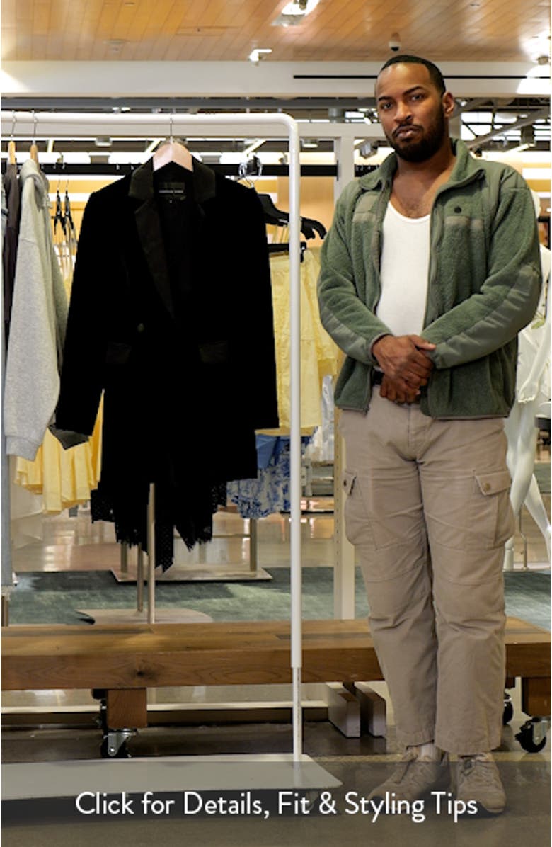 Long Sleeve Velvet Tuxedo Romper, sales video thumbnail