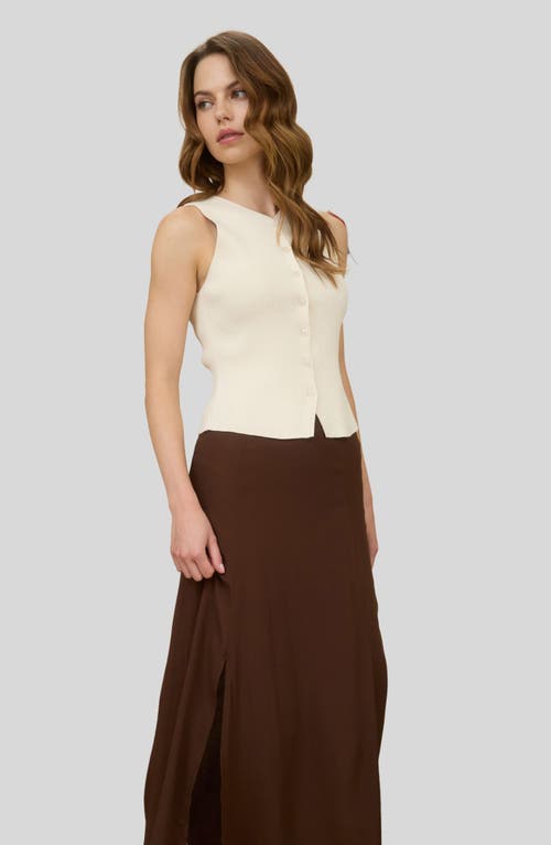 Blu Pepper Midi Skirt In Brown