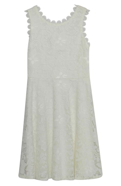 Kids' Lace Skater Dress (Big Kid)