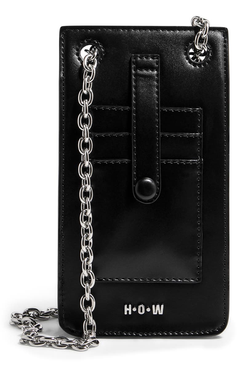 HOUSE OF WANT Vegan Leather Phone Crossbody Bag, Alternate, color, 
