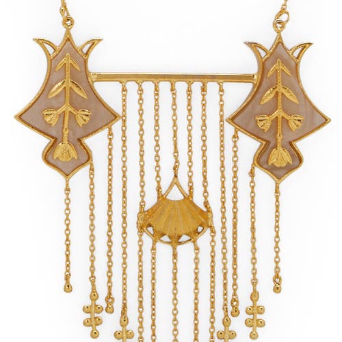 Dhwani Bansal Serai Necklace In Gold