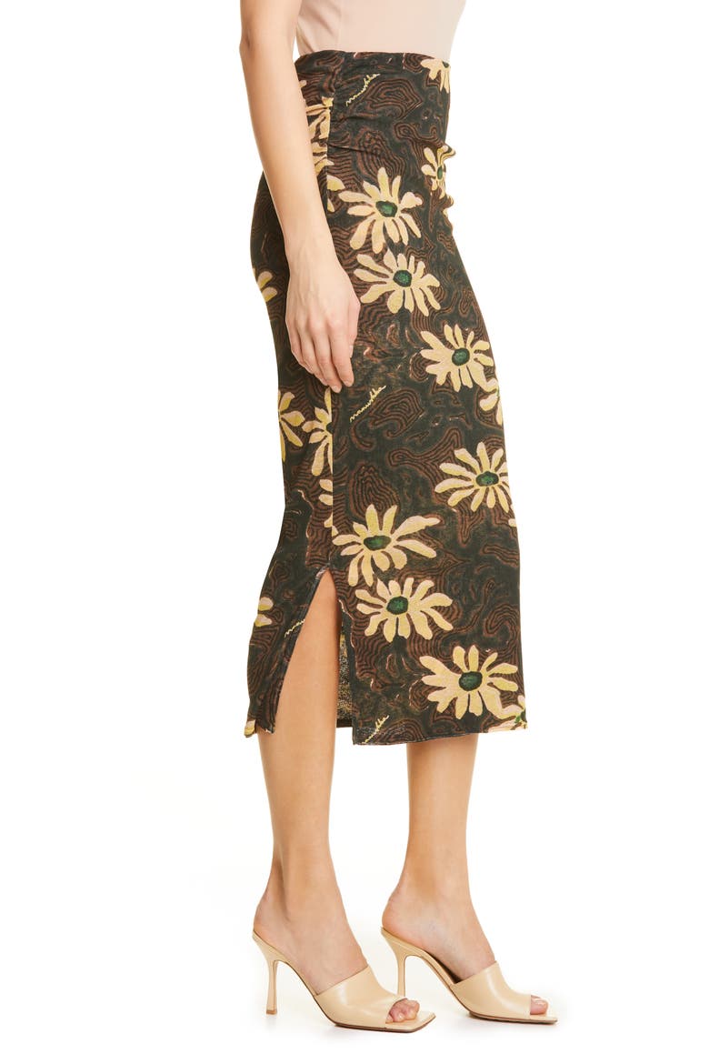 Sibi Maxi Skirt, Alternate, color, ARTE POVERA FLORAL BLACK
