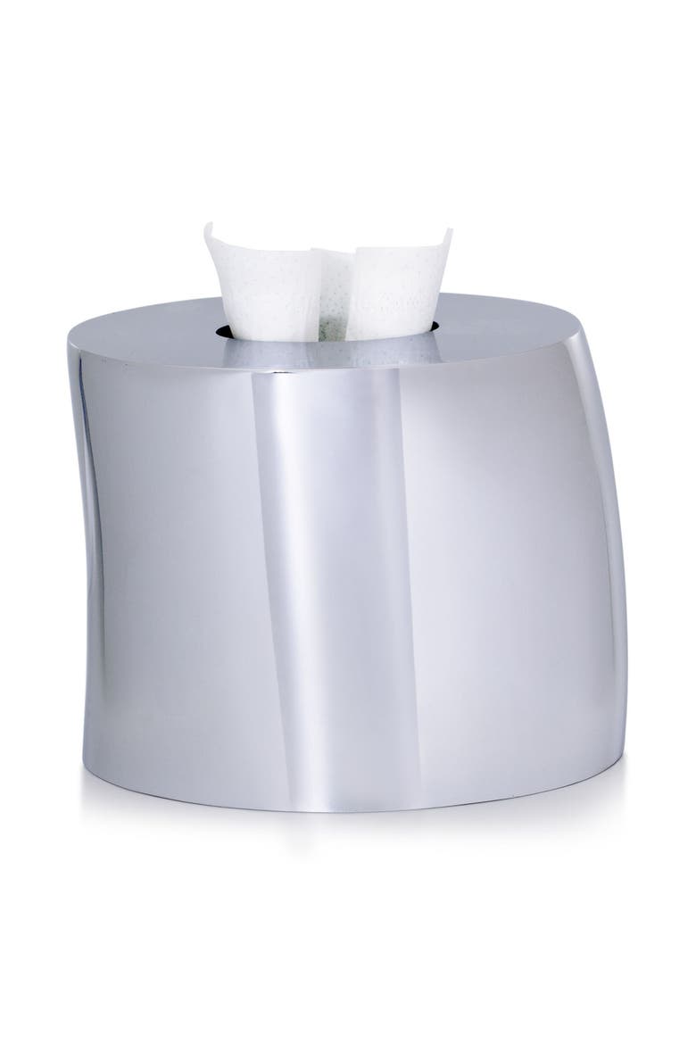 Horn Chrome Tissue Cover, Main, color, SILVER