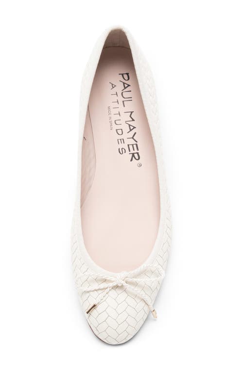 Paul Mayer Luxe Textured Ballet Flat