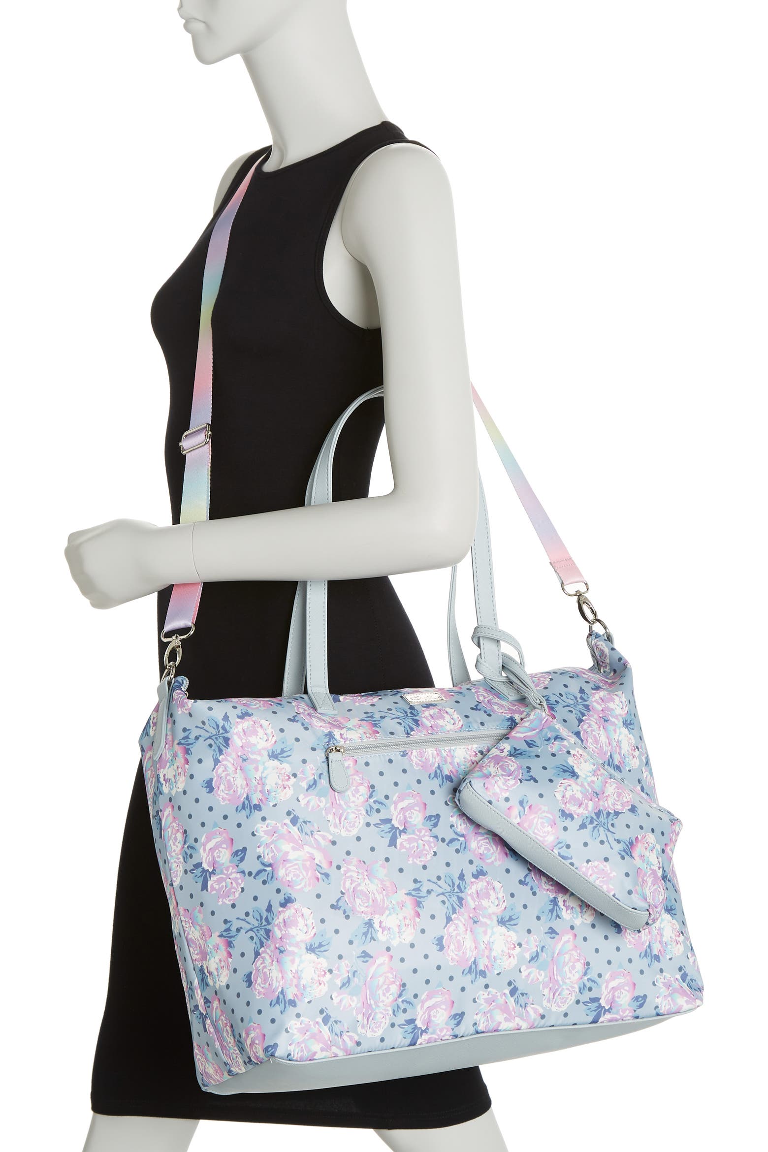Luv Color Luv Betsey by Betsey Johnson Flat Packed Tote Bag (Women) | Nordstromrack