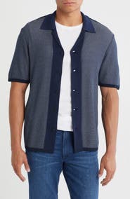 rag & bone Harvey Knit Camp Shirt