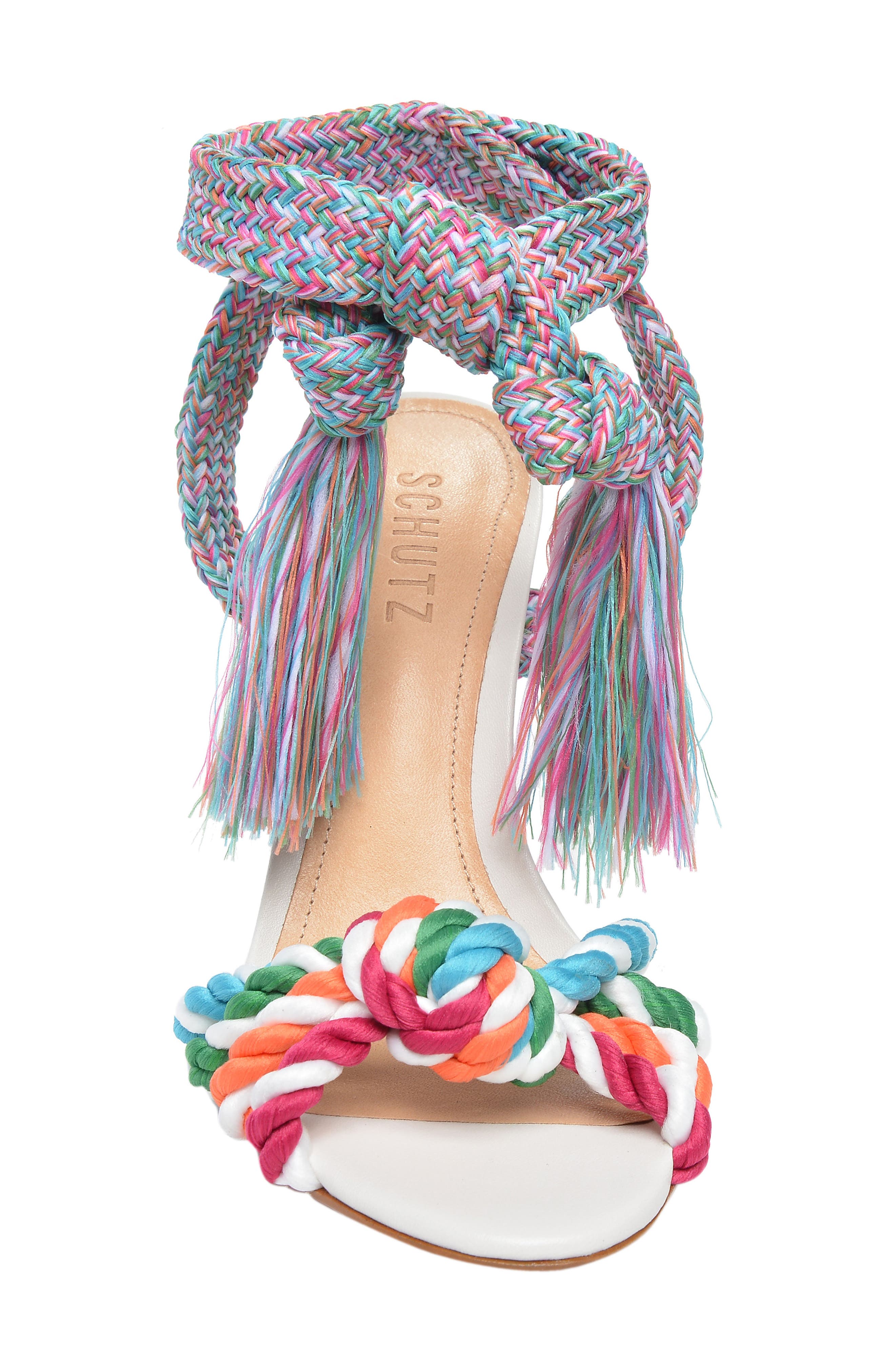 Schutz x Adriana Lima Luces Sandal, Alternate, color, 