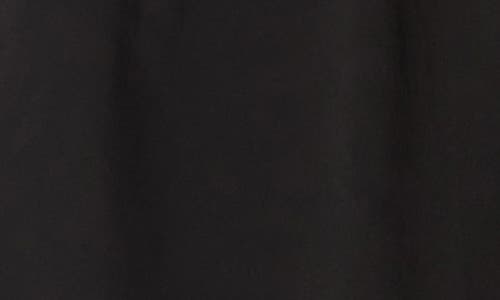 Know One Cares Tie Front Puff Sleeve Poplin Minidress In Black