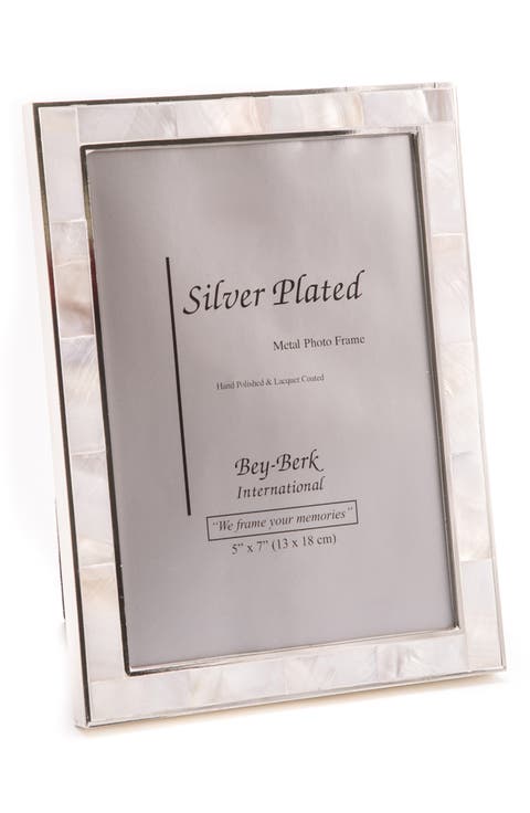 Ezme Mother-of-Pearl 5 x 7-Inch Picture Frame