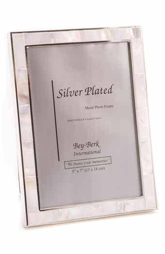 Bey-Berk Ezme Mother-of-Pearl 5 x 7-Inch Picture Frame