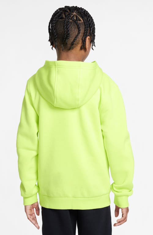 Nike Kids' Club Fleece Hoodie In Yellow