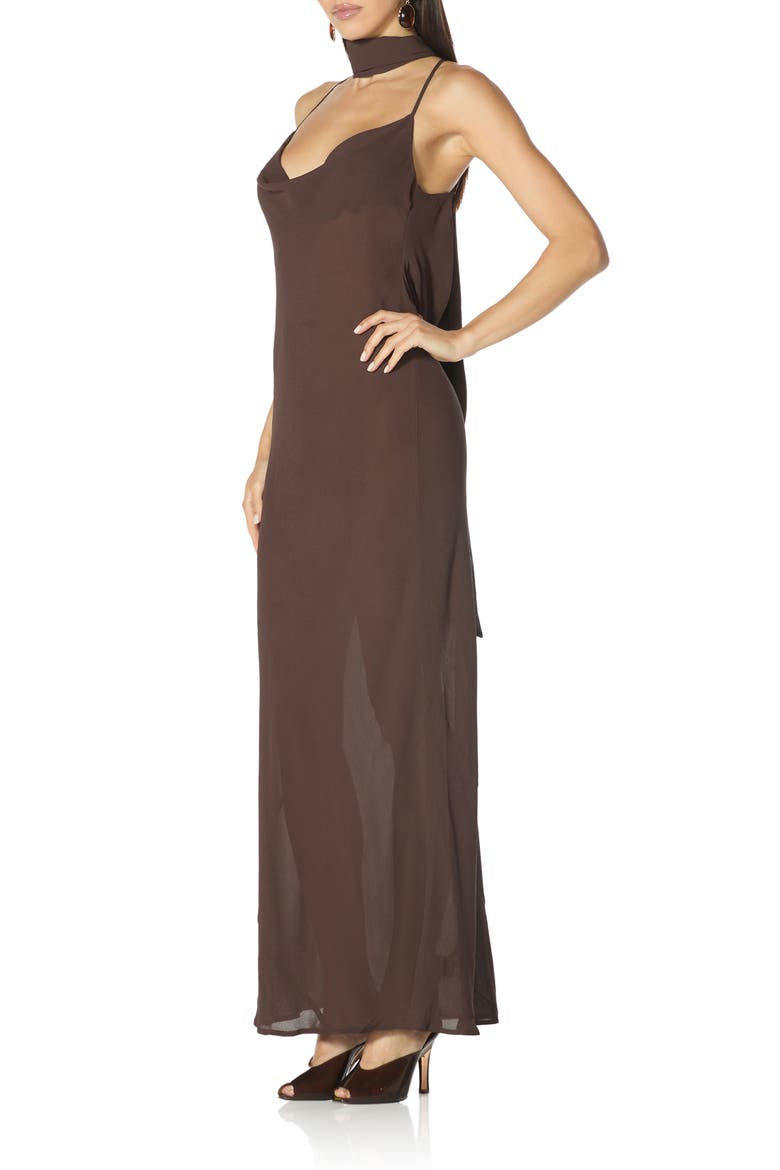 Cheryl Maxi Dress, Alternate, color, ESPRESSO