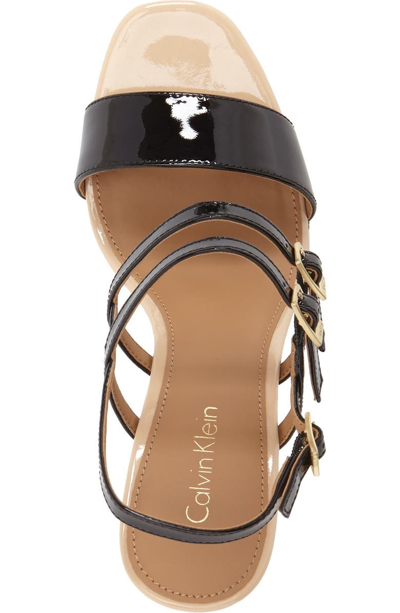 Calvin Klein 'Caisiey' Block Heel Sandal, Alternate, color,
